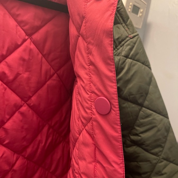 NVLT Quilted Long Green Coat - Picture 8 of 14